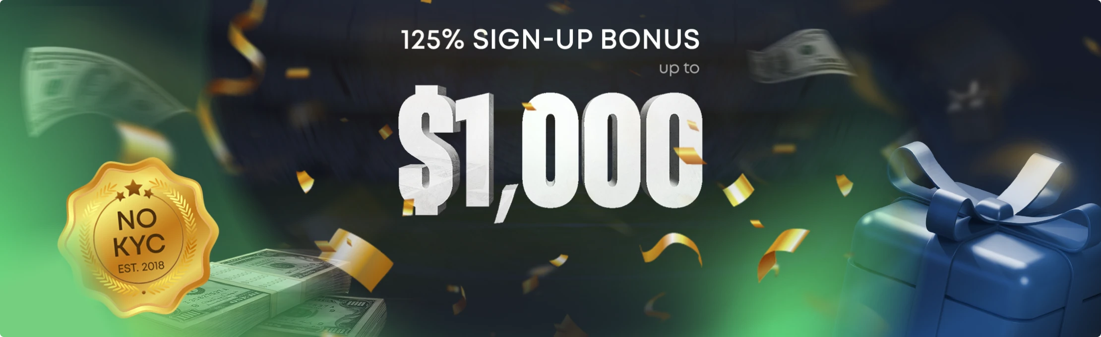 125% Sign-Up Bonus up to AU$1,000 at Sportsbet Casino